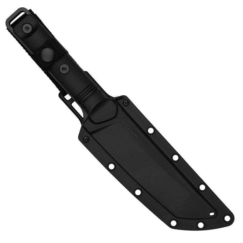 Kershaw Atreides Fixed Blade Knife, 65Mn Black Tanto Blade, Outdoor Work Knife with Sheath, Full Tang Handle - Image 3